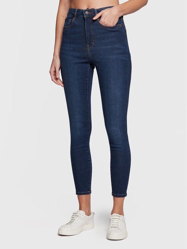 Boss Boss Дънки Crop 50480456 Тъмносин Super Skinny Fit