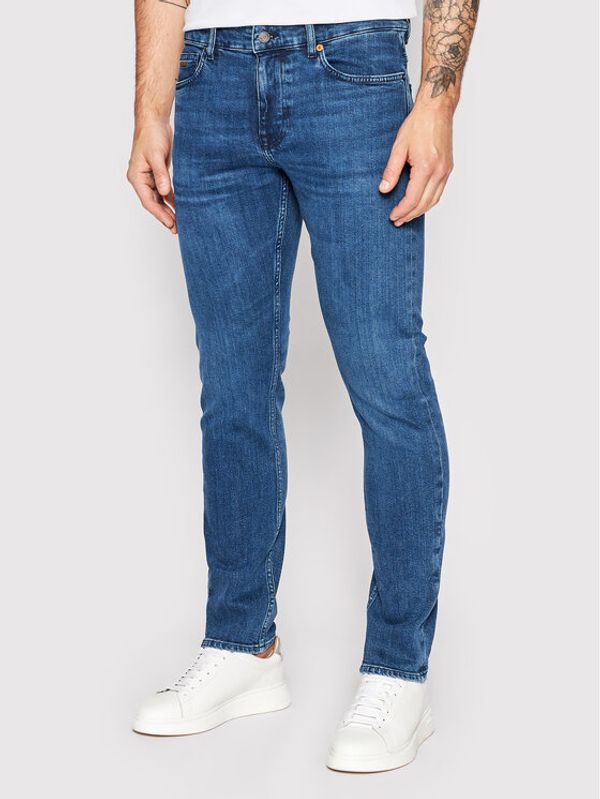 Boss Boss Дънки Delaware 50470097 Син Slim Fit