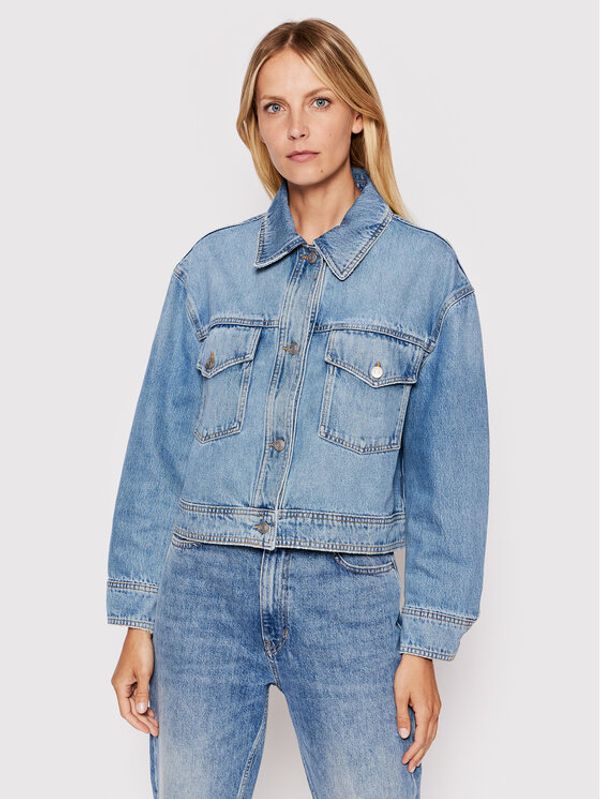 Boss Boss Дънково яке 50474222 Син Comfort Fit