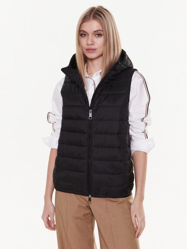 Boss Boss Елек 50480841 Черен Regular Fit