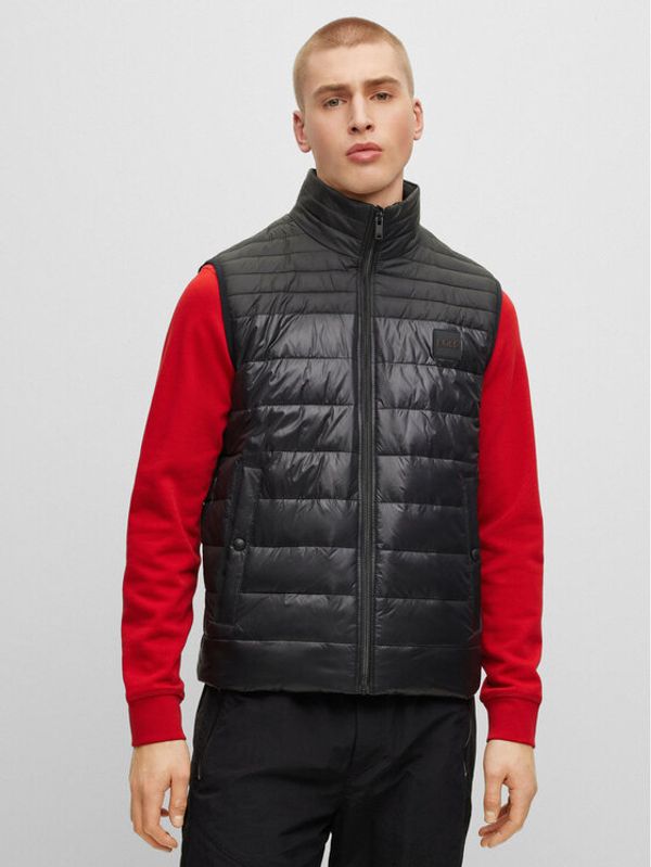 Boss Boss Елек 50496725 Черен Regular Fit