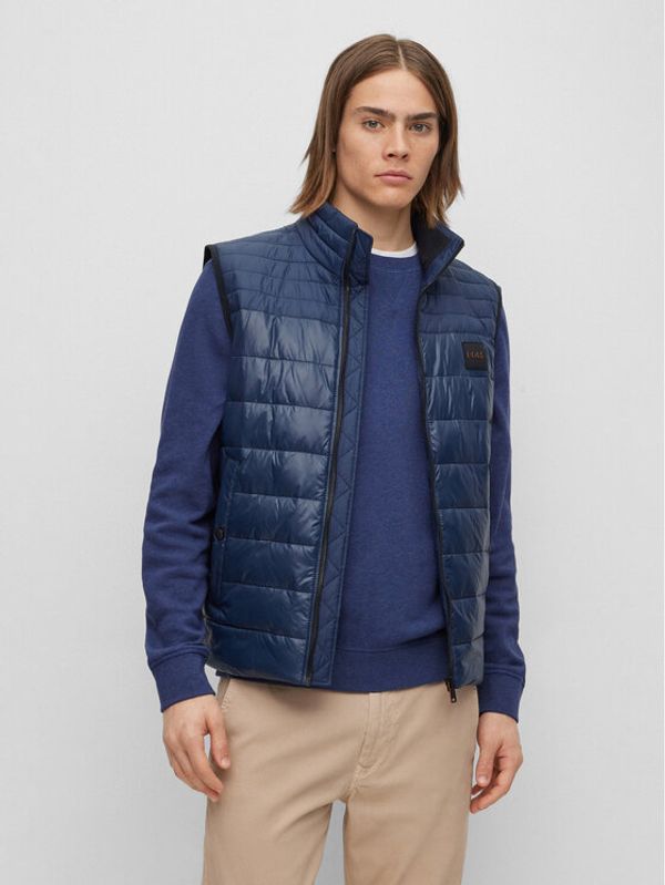 Boss Boss Елек 50496725 Тъмносин Regular Fit