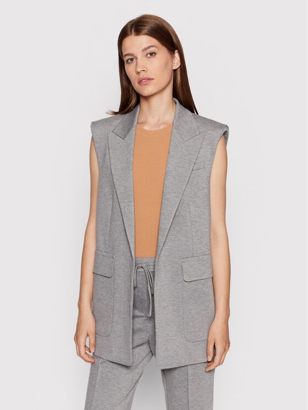 Boss Boss Елек Jelonna 50467559 Сив Regular Fit