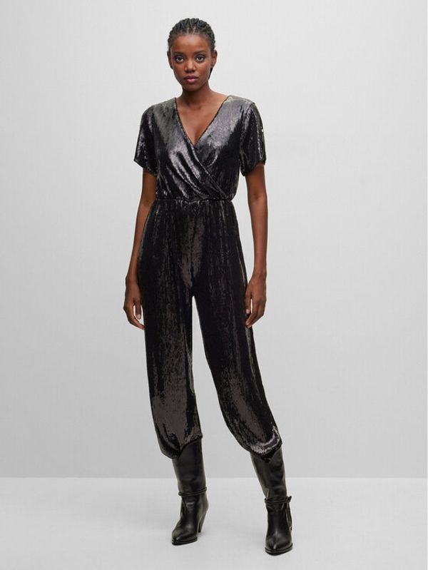 Boss Boss Ежедневна рокля 50483693 Черен Regular Fit