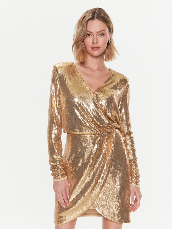 Boss Boss Ежедневна рокля 50484637 Златист Slim Fit