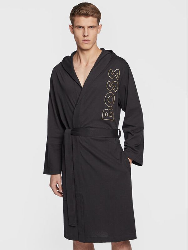 Boss Boss Халат Identity 50485922 Черен Regular Fit