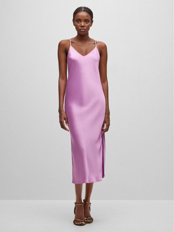 Boss Boss Коктейлна рокля Dechana 50482508 Розов Slim Fit