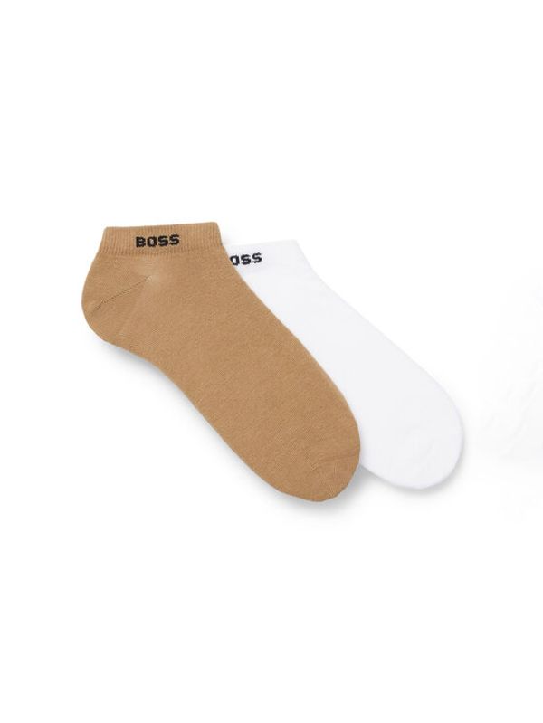 Boss Boss Комплект 2 чифта къси чорапи мъжки 50467730 Бежов