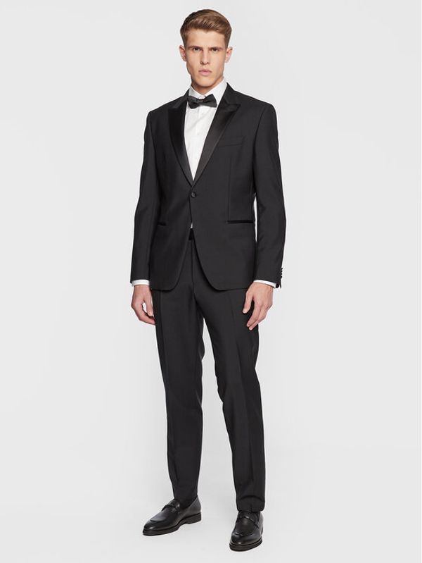 Boss Boss Костюм H-Huge 50484710 Черен Slim Fit