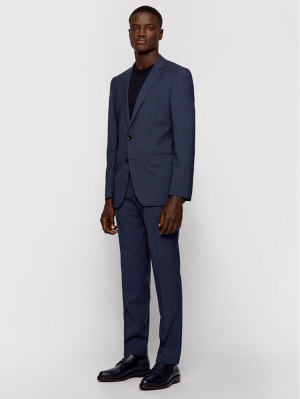 Boss Boss Костюм Huge6/Genius5 50454515 Тъмносин Slim Fit