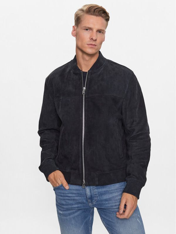 Boss Boss Кожено яке Malbano2 50494621 Син Regular Fit