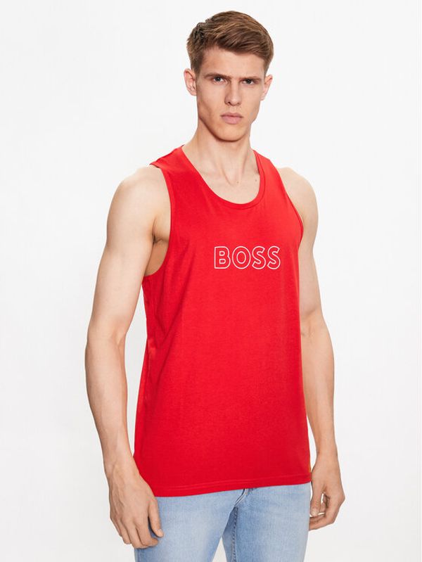 Boss Boss Мъжки топ 50491711 Червен Regular Fit