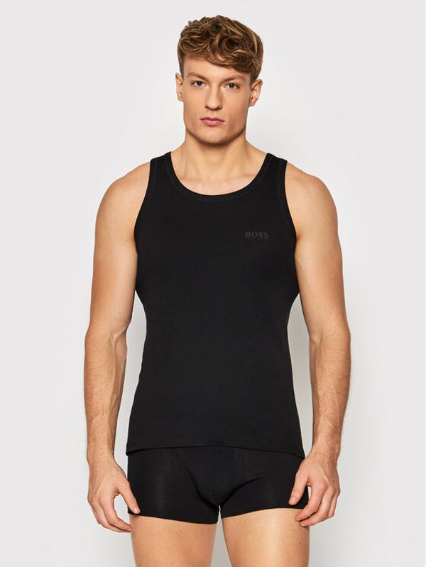 Boss Boss Мъжки топ Original 50377696 Черен Regular Fit