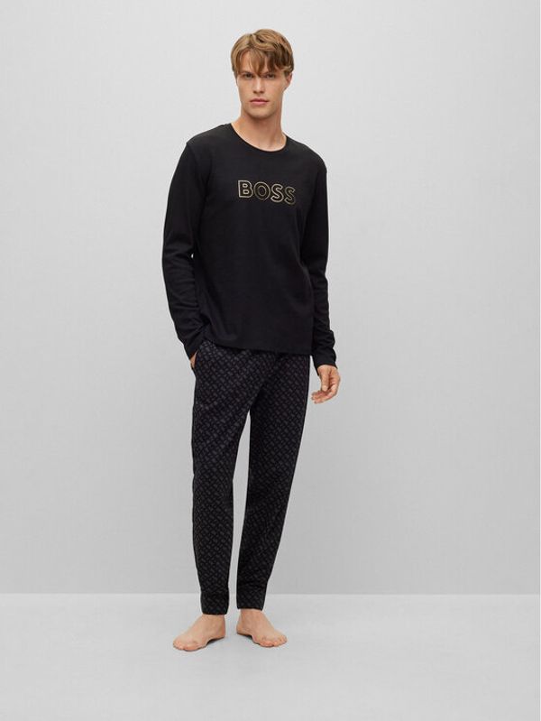 Boss Boss Пижама 50485751 Черен Regular Fit