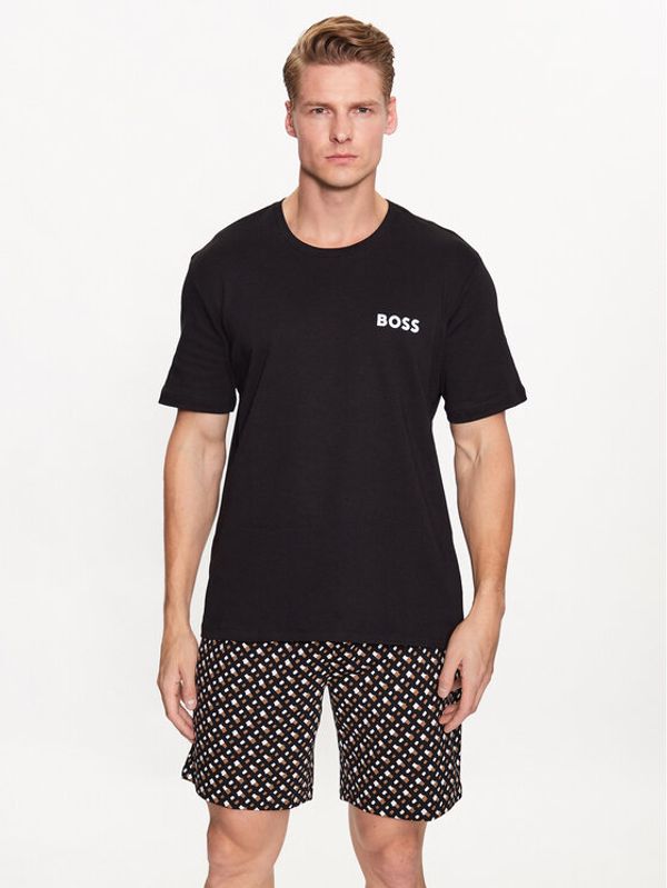 Boss Boss Пижама 50492554 Бежов Relaxed Fit