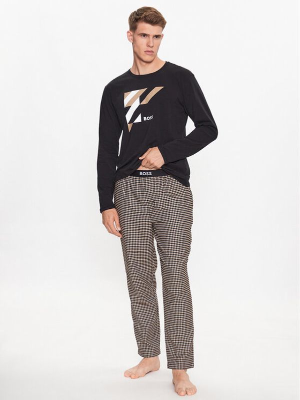 Boss Boss Пижама 50496121 Бежов Regular Fit