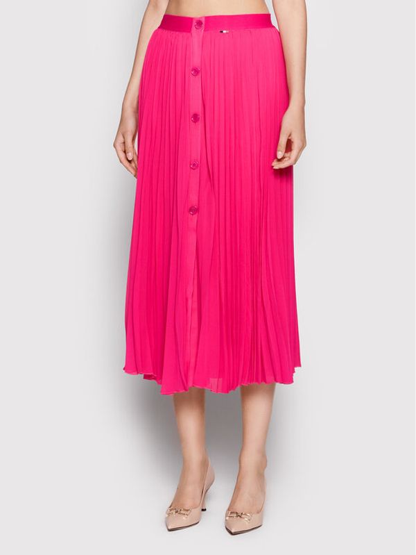 Boss Boss Плисирана пола C_Eplisa 50467616 Розов Regular Fit
