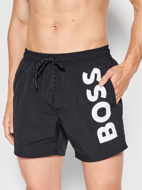 Boss Boss Плувни шорти Octopus 50469602 Черен Regular Fit