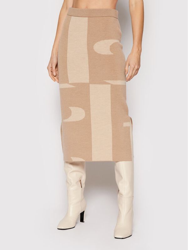 Boss Boss Пола тип молив Fayyne 50461768 Бежов Slim Fit