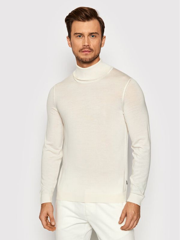 Boss Boss Поло Musso-P 50392083 Бял Slim Fit