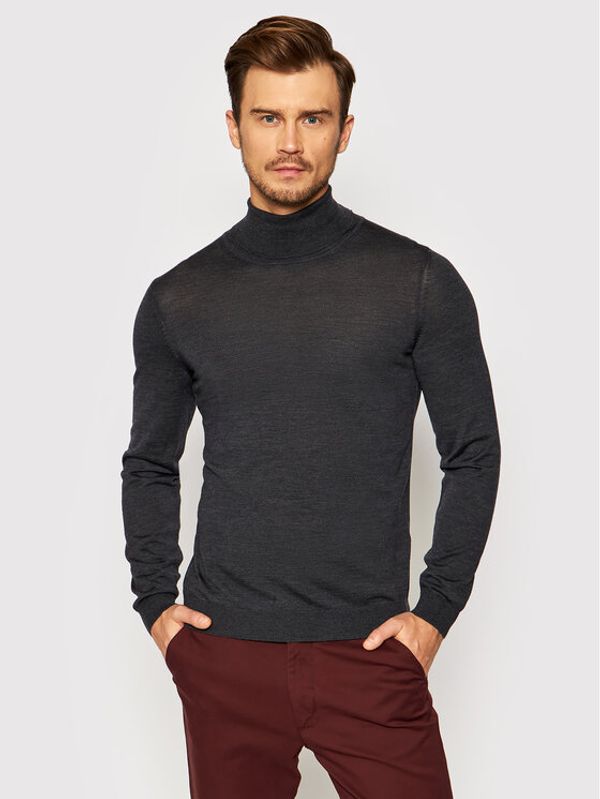 Boss Boss Поло Musso-P 50392083 Сив Slim Fit