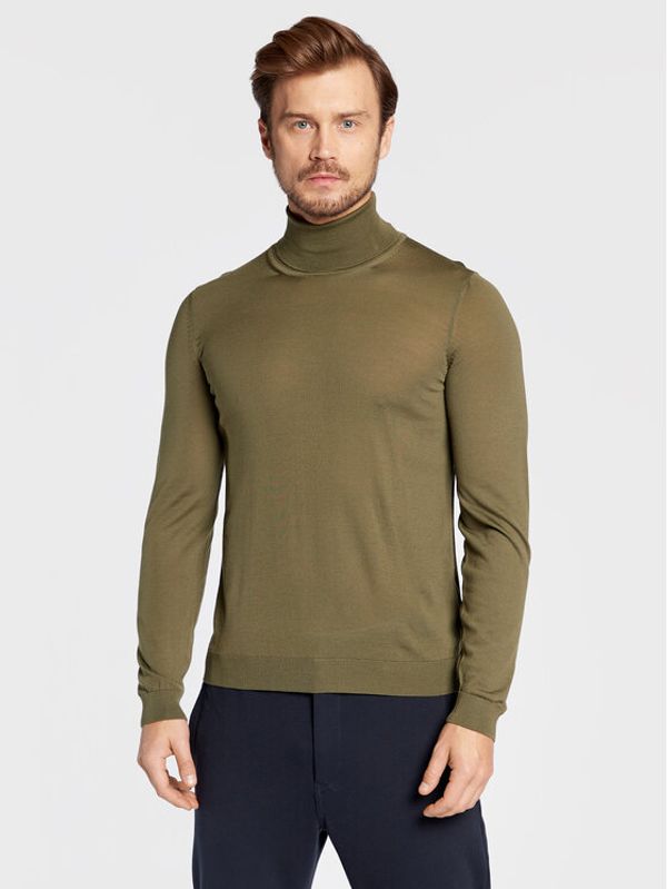 Boss Boss Поло Musso-P 50468262 Каки Slim Fit