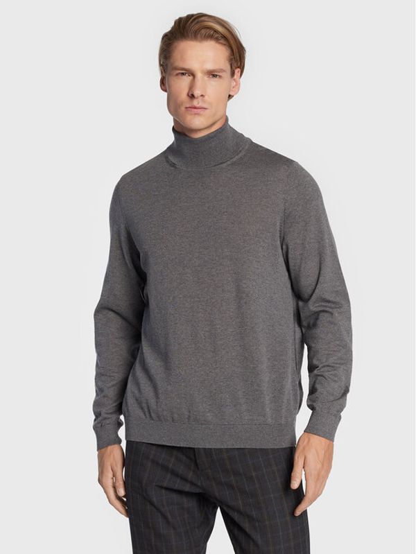 Boss Boss Поло Musso-P 50468262 Сив Slim Fit