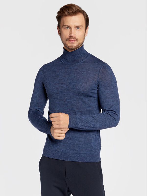 Boss Boss Поло Musso-P 50468262 Тъмносин Slim Fit