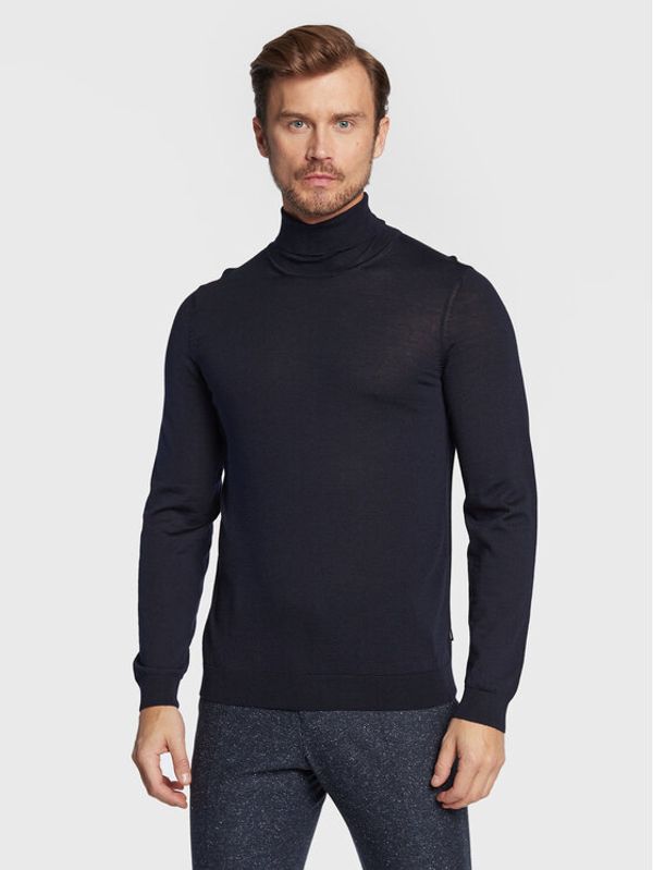 Boss Boss Поло Musso-P 50468262 Тъмносин Slim Fit