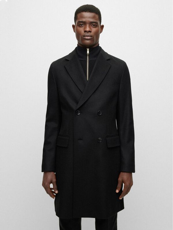 Boss Boss Преходно палто 50484726 Черен Slim Fit