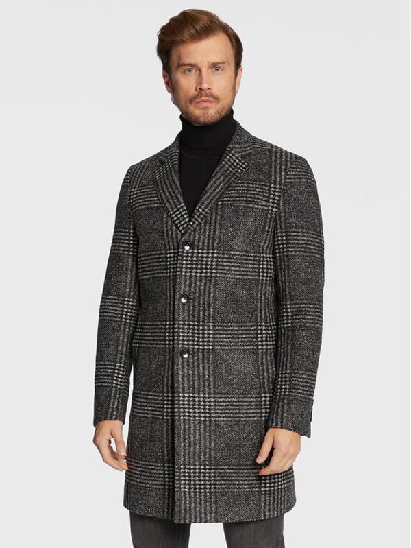 Boss Boss Преходно палто H-Hyde-J-224 50479580 Черен Slim Fit