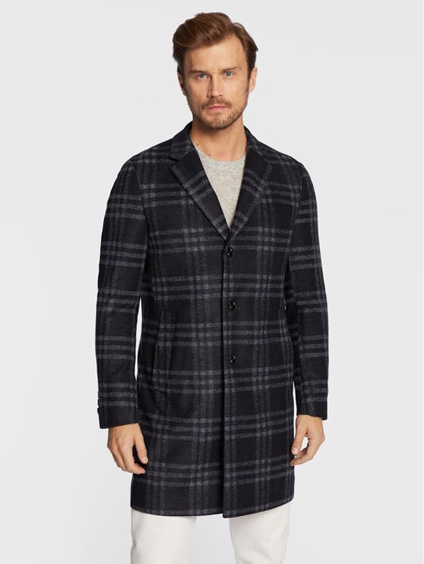 Boss Boss Преходно палто H-Hyde-J-224 50479591 Тъмносин Slim Fit