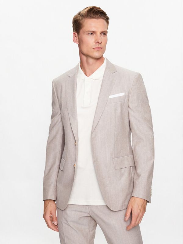 Boss Boss Преходно яке 50489400 Бежов Slim Fit