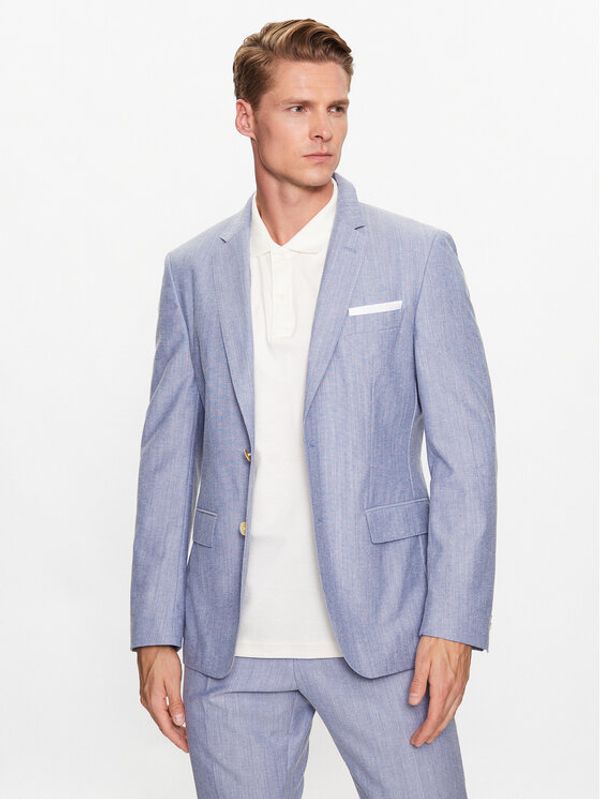 Boss Boss Преходно яке 50489400 Син Slim Fit