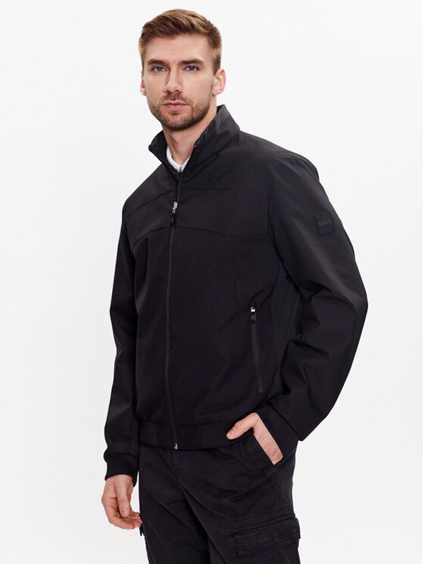 Boss Boss Пухено яке 50484949 Черен Regular Fit