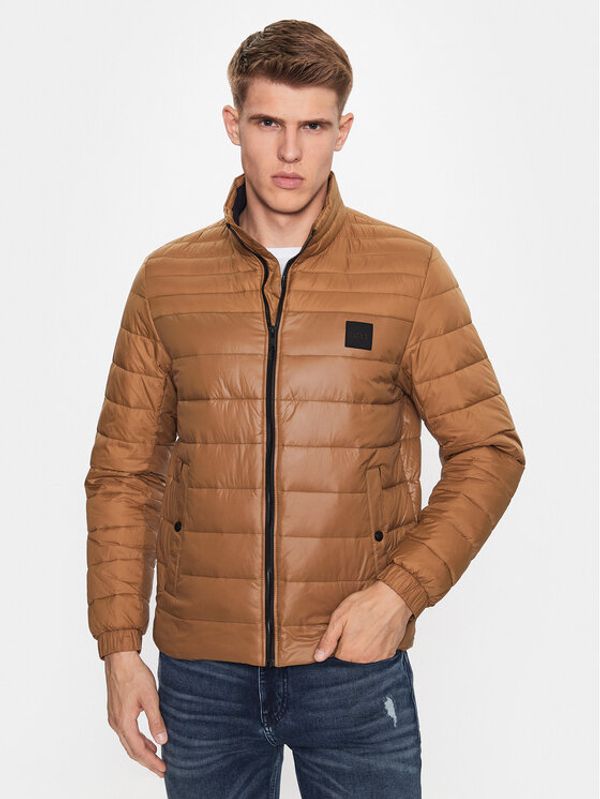 Boss Boss Пухено яке 50496766 Бежов Regular Fit