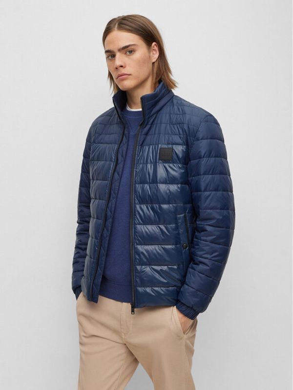 Boss Boss Пухено яке 50496766 Тъмносин Regular Fit