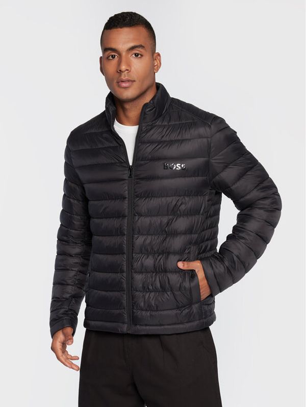 Boss Boss Пухено яке Calanos 50481548 Черен Regular Fit