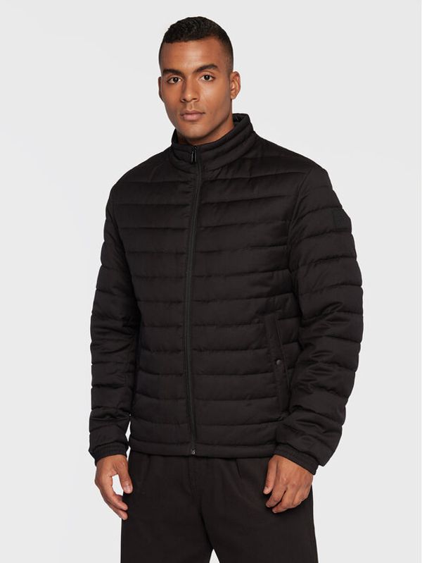 Boss Boss Пухено яке Chorus 50479640 Черен Regular Fit