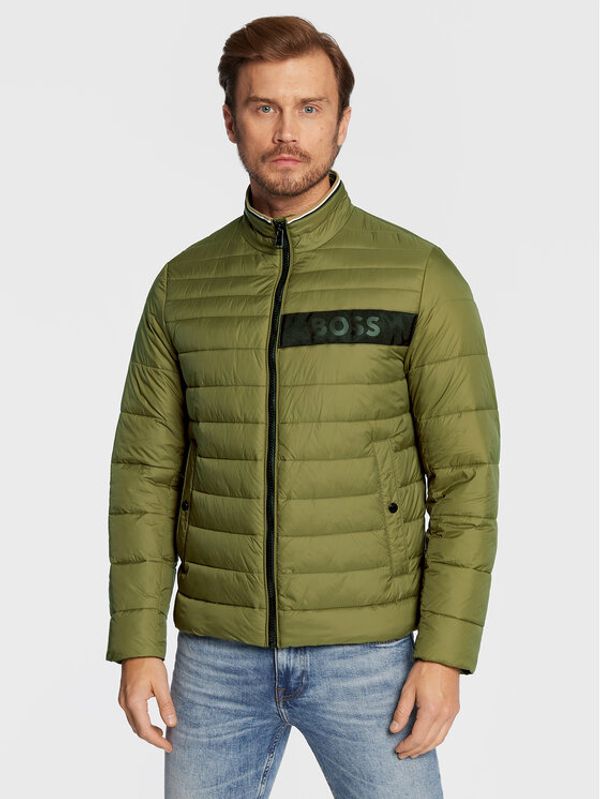 Boss Boss Пухено яке Darolus 50464308 Зелен Regular Fit