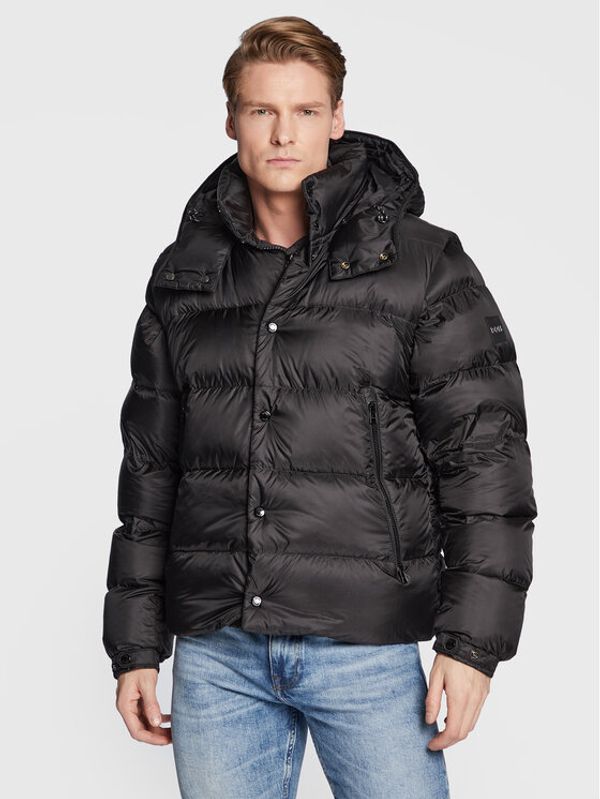 Boss Boss Пухено яке Dolson 50472781 Черен Regular Fit