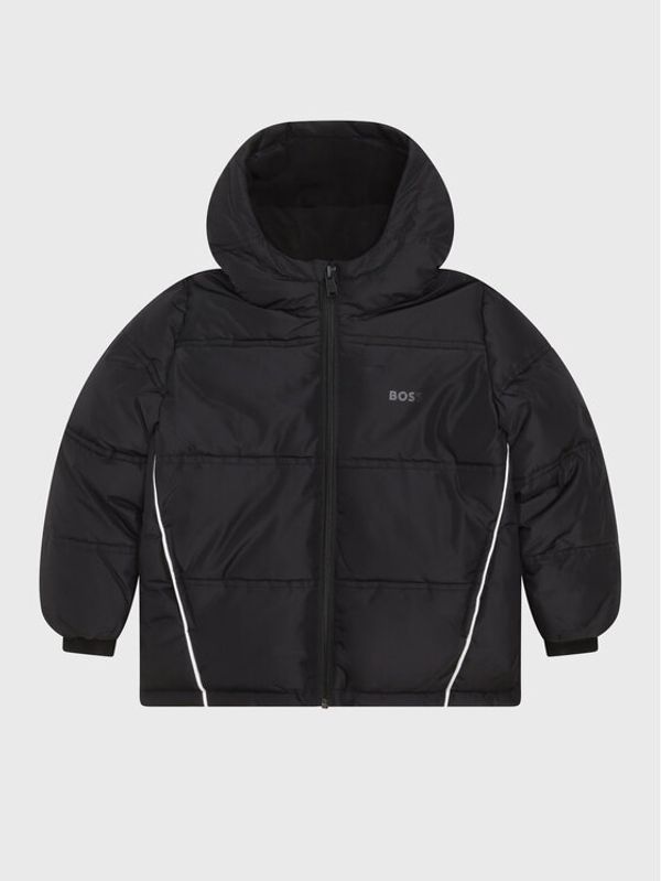 Boss Boss Пухено яке J26488 S Черен Regular Fit