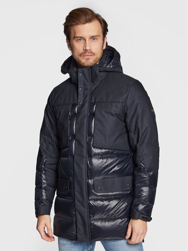 Boss Boss Пухено яке J_Arviko 50475013 Тъмносин Regular Fit