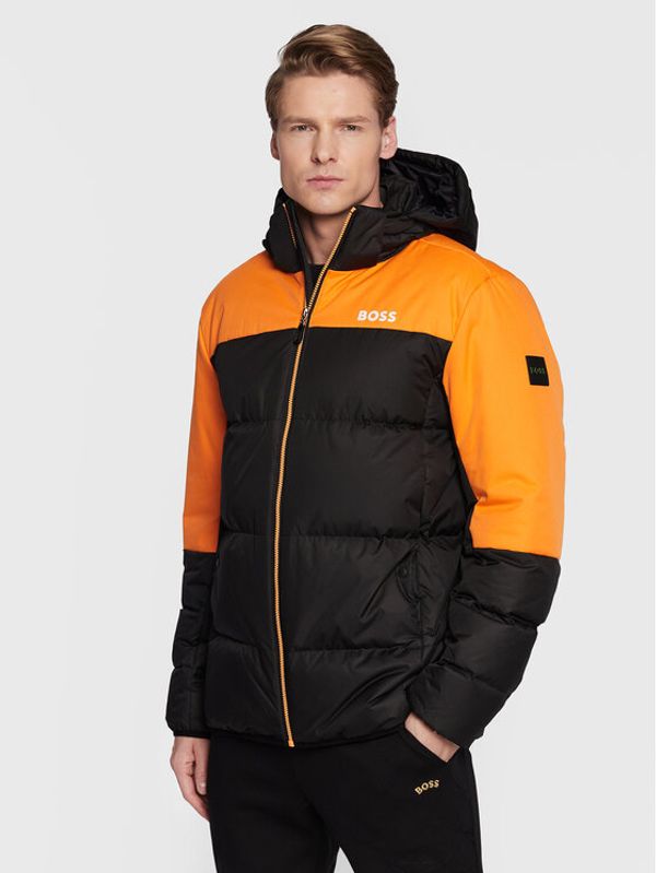 Boss Boss Пухено яке J_Hamar 50476274 Черен Regular Fit