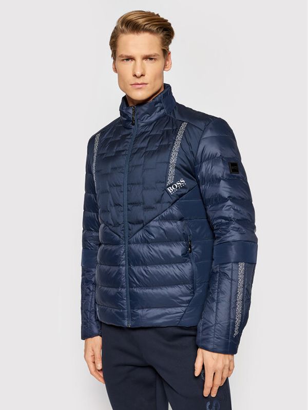 Boss Boss Пухено яке J_Marson 50454958 Тъмносин Regular Fit