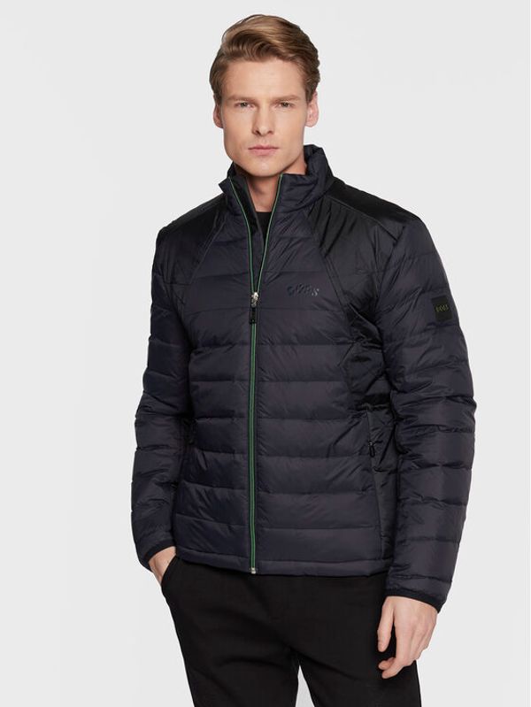 Boss Boss Пухено яке J_Sarek 50475011 Тъмносин Regular Fit