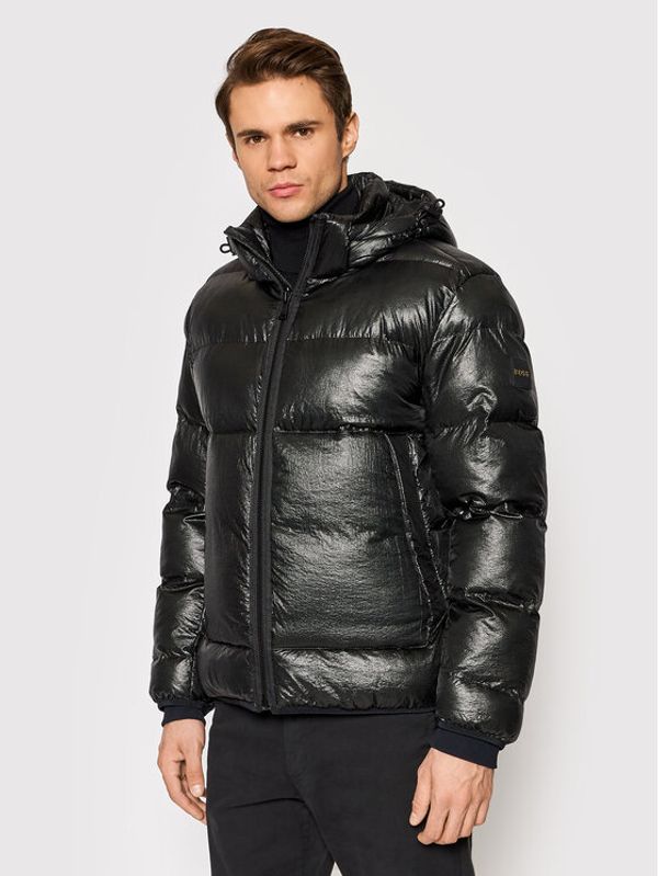 Boss Boss Пухено яке Omnio-D 50460751 Черен Regular Fit