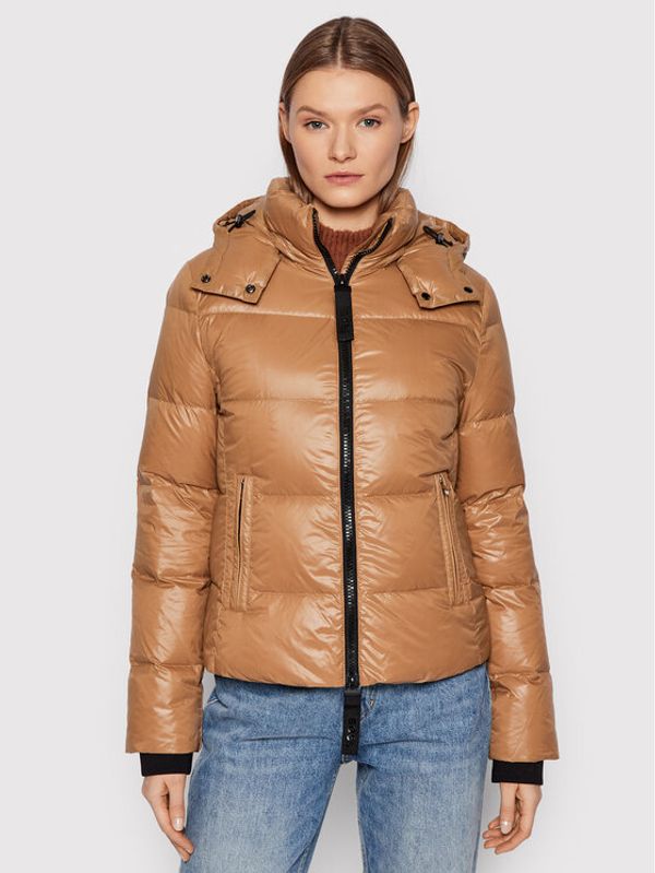 Boss Boss Пухено яке Pepule 50457505 Кафяв Slim Fit