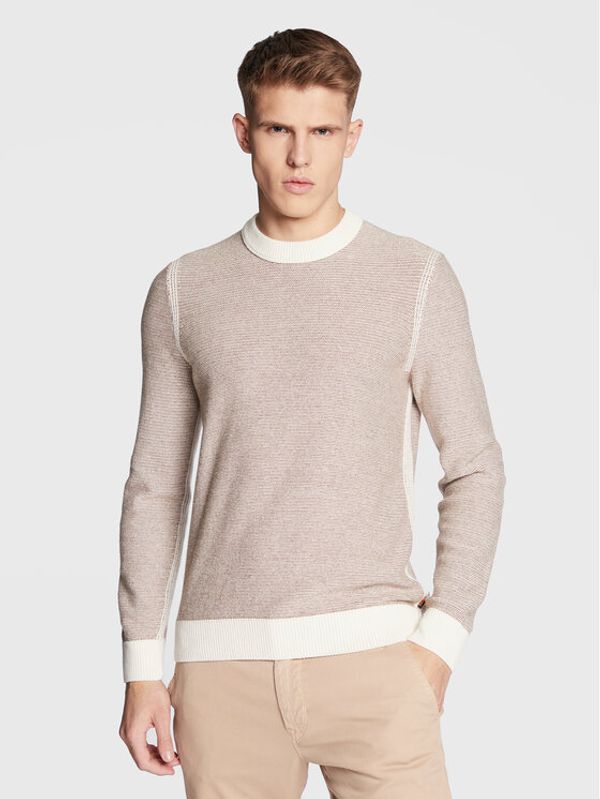 Boss Boss Пуловер Almodoro 50475860 Бежов Regular Fit