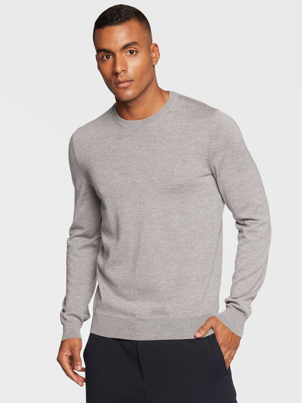 Boss Boss Пуловер Botto-L 50476364 Сив Regular Fit